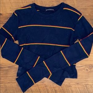 cropped long sleeve tee